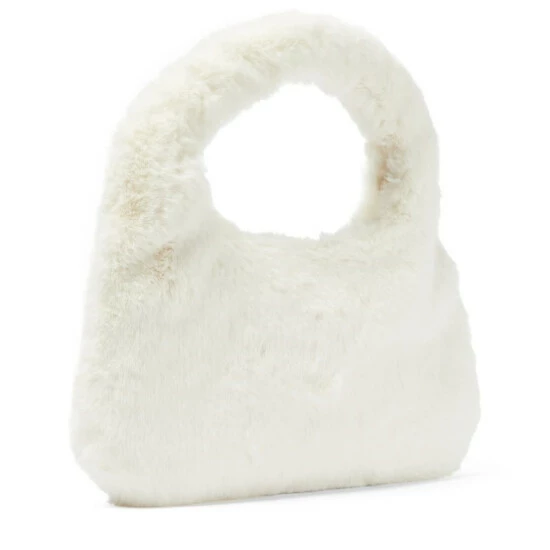 Blumarine Logo Faux Fur Shoulder Bag - Image 3